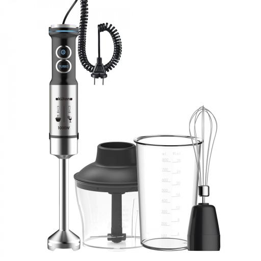 BATIDORA BRAZO INOX 1000W CON ACCESORIOS KÜKEN