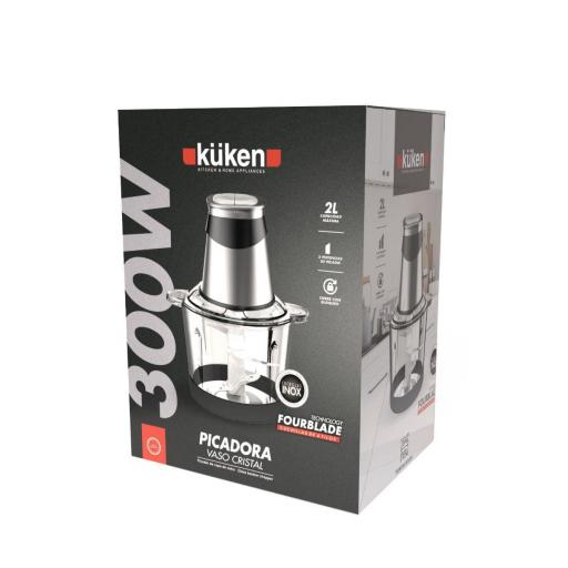 PICADORA KÜKEN VASO CRISTAL 300W 2L [0]