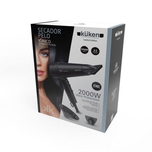 SECADOR PROFESIONAL IONICO 2000W NEGRO MATE [1]