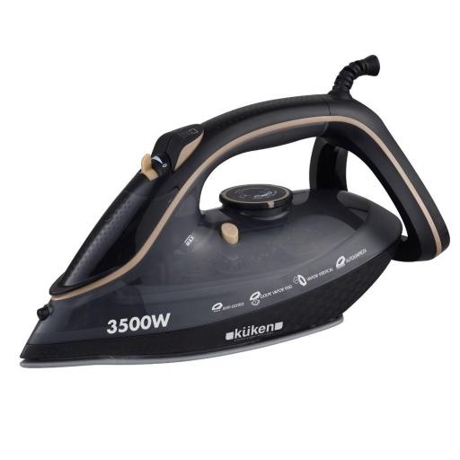 PLANCHA VAPOR 3500W. SUELA CERAMICA Golpe de vapor 160g/min