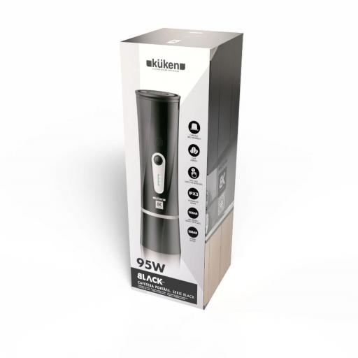 CAFETERA PORTÁTIL A BATERÍA NEGRA KUKEN [1]