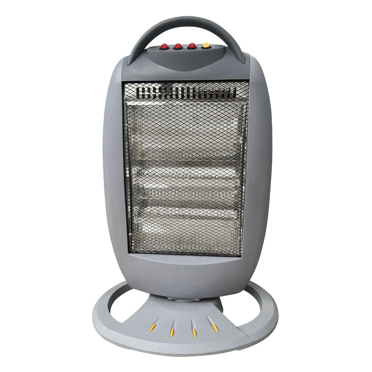 ESTUFA HALÓGENA OSCILANTE 3 BARRAS 400/800/1200W KUKEN