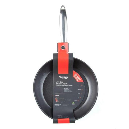 SARTÉN ALUMINIO F. MANGO INOXIDABLE XYLAN 30CM