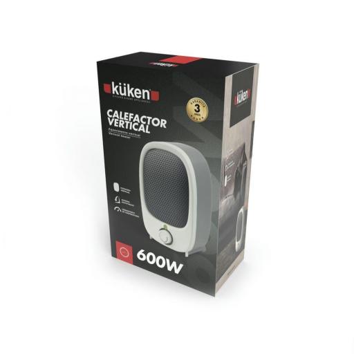 CALEFACTOR VERTICAL KÜKEN MOD. WHITE 600w [2]