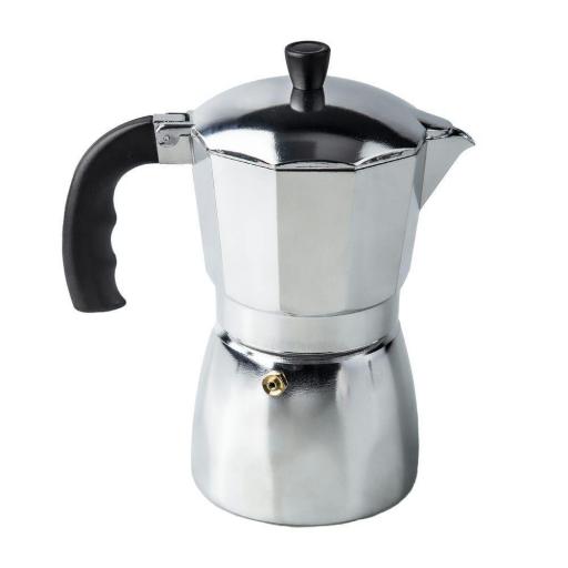 CAFETERA SUPREME ALUMINIO GRIS 3 TAZAS