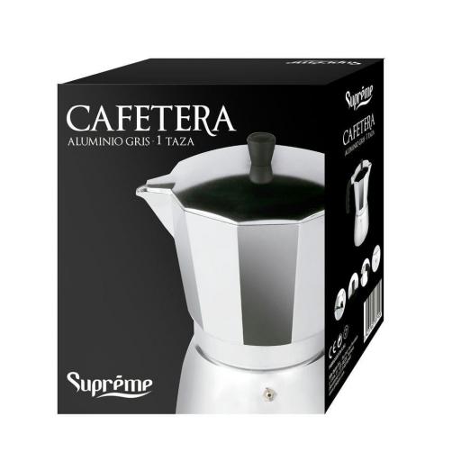 CAFETERA SUPREME ALUMINIO GRIS 3 TAZAS [1]
