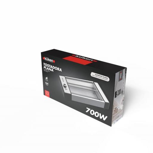 TOSTADORA PLANA 700W ACERO INOX KÜKEN [3]