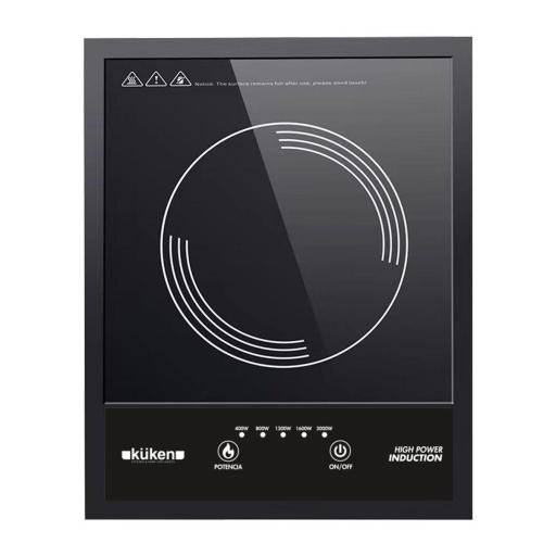 PLACA INDUCCIÓN DIGITAL PLANA 2000W KÜKEN [1]