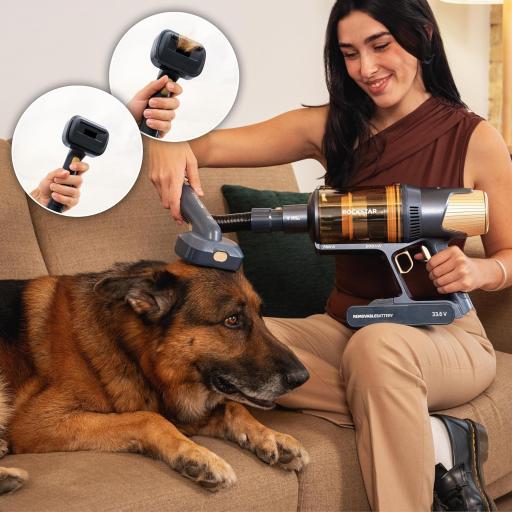 Cecotec Aspiradora Escoba sin Cable  300AW, 780W, Motor Alto Rendimiento, Cepillo Hairless XL, Autonomía 100mins en Modo Eco, Tubo Flex, Luz LED y Sistema de Fregado [3]