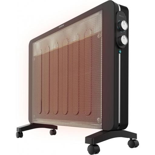  Radiante de Mica cecotec. 2000 W, Termostato Ajustable y 2 Niveles de Potencia, Calor radiante y por convección, Área de Cobertura de 25 m2 [1]