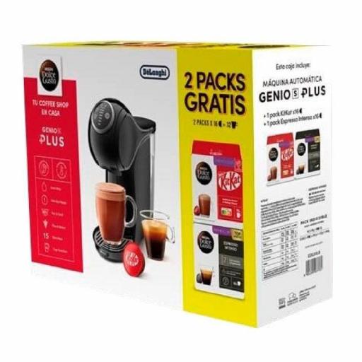 CAFET. DELONGHI EDG315B G.PLUS DOLCE GUSTO+2 PACKS