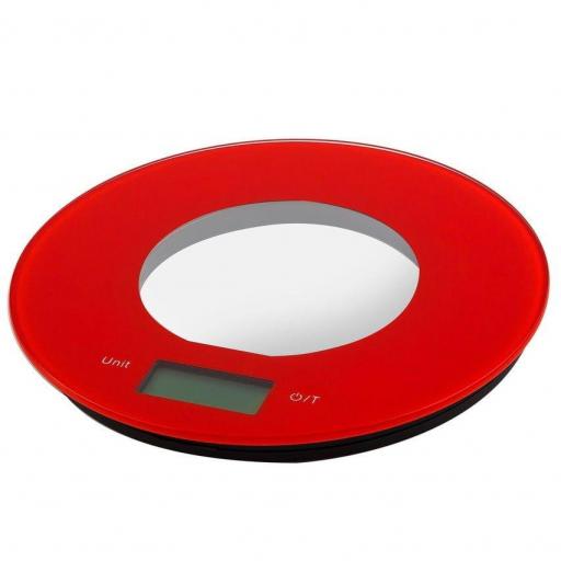BALANZA COCINA REDONDA ROJA 5KG KÜKEN Código:
