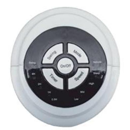 Ventilador de torre BASTIL 79 cm, 50W, con mando a distancia, blanco [3]