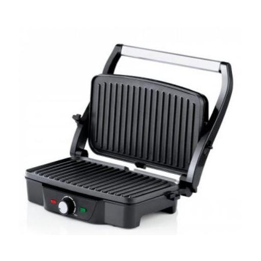 Grill Flama 4421FL - 1600W, 27.5x17cm, 4 Posiciones, Termostato, Antiadherente [1]
