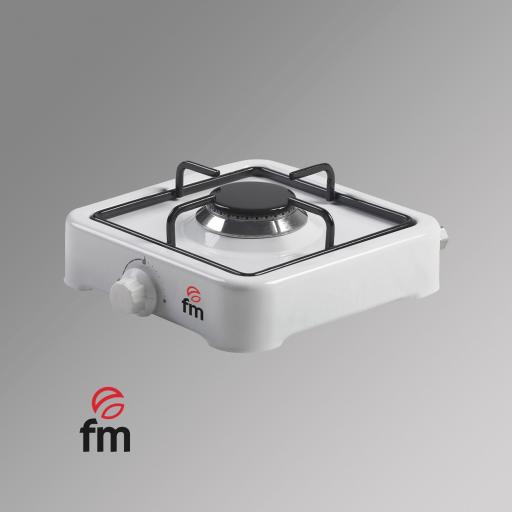 Hornillo de gas FM - 1 fuego, blanco