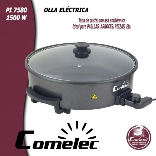 MULTICAZUELA COMELEC 40CM 1500W T/CRISTAL [1]