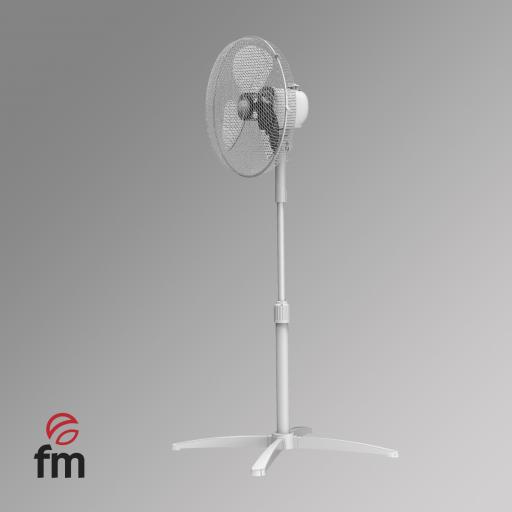 Ventilador de Pie FM  40W/ 3 Aspas 40cm/ 3 velocidades