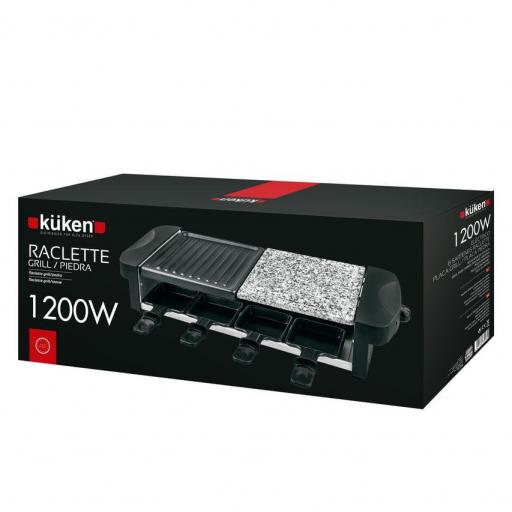RACLETTE GRILL Y PIEDRA 1200W KÜKEN [1]