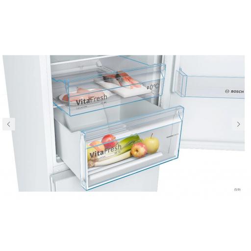 FRIGO combinado BOSCH BLANCO de libre instalación, E, VitaFresh / Tirador integradom 186 x 60, , VitaFresh, noFrost, Blanco [2]