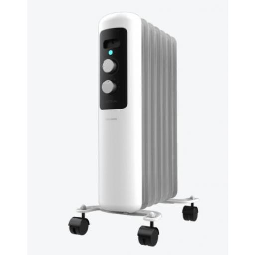  Radiador de Aceite CECOTEC con 7 Módulos, Bajo Consumo, 1500 W, 3 Niveles de potencia, Sistema de Seguridad, Ruedas 15 m2 [2]