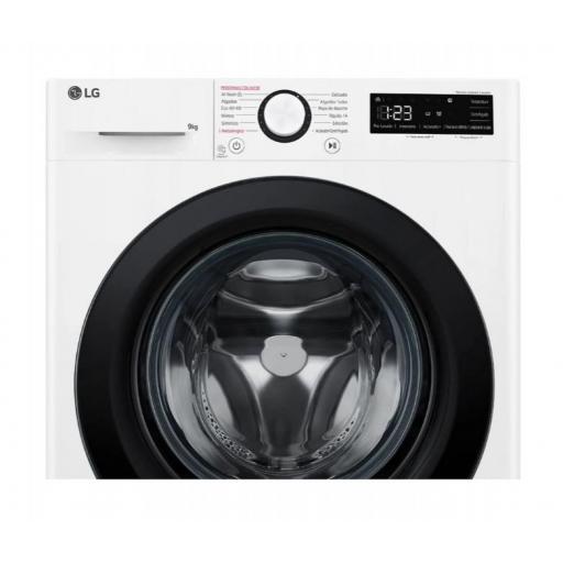Lavadora LG C/F 9Kg 1400rpm, A-10%, Direct Drive, Func. Vapor, TurboWash, AIDD, Algodon turbo [3]