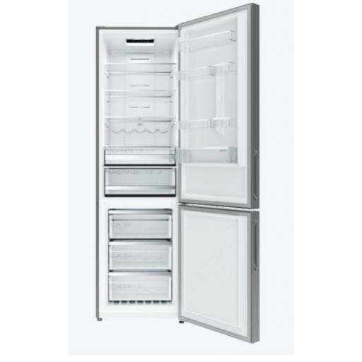 Frigorífico Combi Cecotec Acero Inoxidable, Ancho 59,5cm, Alto 200cm, Total NoFrost, Multi Airflow, Fast Freezing, FreshnessFlex HUB, HumidityFlex HUB y Puerta Reversible - Iluminación LED y Display Interior [2]