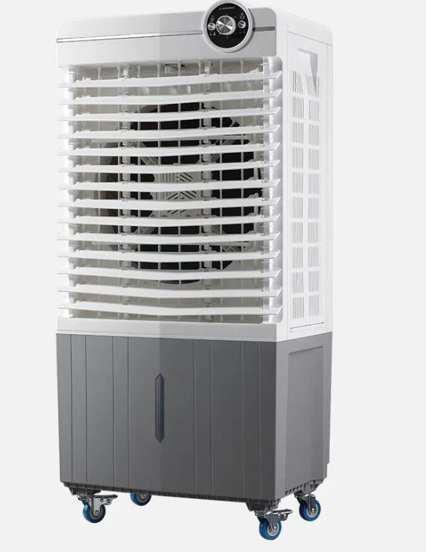 Climatizador Ind.castropol Blanco/gris 180w 3vel 48l Oscilante Humidificador C/2 acumuld.frio Incluidos 112,5x52x35cm