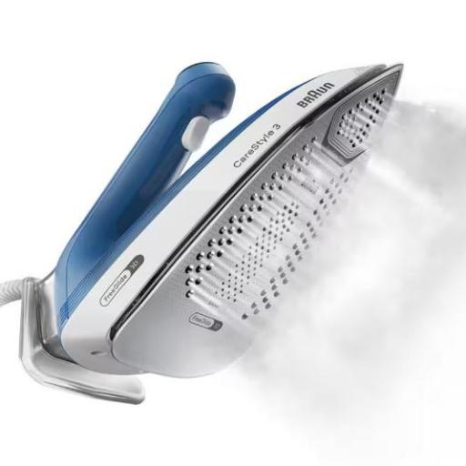 Centro de planchado braun 7 bares Golpe de vapor: 480g/min.  Vapor continuo: 130g/min.  Potencia: 2200W Depósito de agua: 1,8 litros [1]