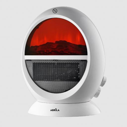 Termoventilador Mongol 2000w Blanco 2potencias Efecto Fuego Termost.reg.oscilante.antivuelco.36x29,8x18,2cm [1]