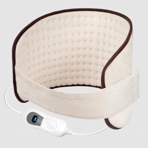 Almohad.elect.lumbar Hurdes Beis/marron 100w 69x29cm 3niv Autoapagado, Prot.sobrecalentam.,lavable [1]