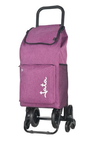 carro de compra jata 48l 8 ruedas de 34 x 21 x 66 cm.
