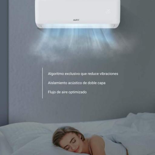 Aire Acondicionado Aufit  - Clase A++/A+, 3012 frig/h, 3270 kcal/h, Golden Fin, Wi-Fi [2]