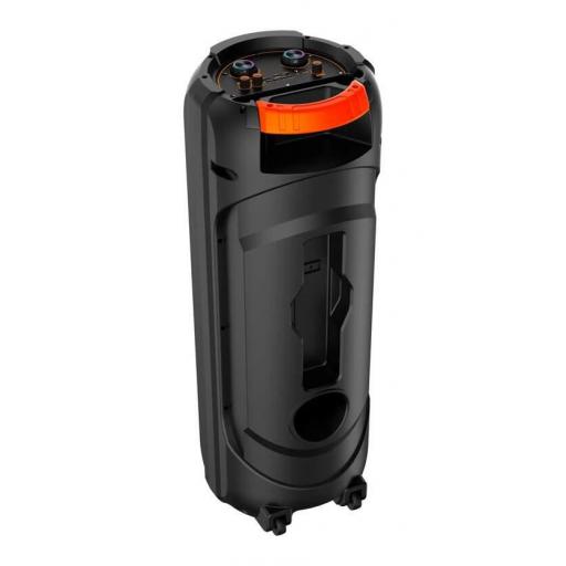 Altavoz Denver BPS-459 - Luces RGB, Bluetooth, 2-3 h autonomía con 3600 mAh, 2 altavoces 2x20 W [1]