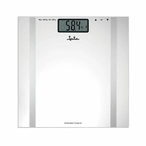 BASCULA de baño JATA ANALIZADOR CORPORAL BLANCO [3]