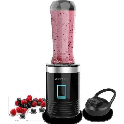 Batidora Vaso Cecotec Power Titanium 4395 - 350 W, Portátil, 0, 6 L, Negro [1]