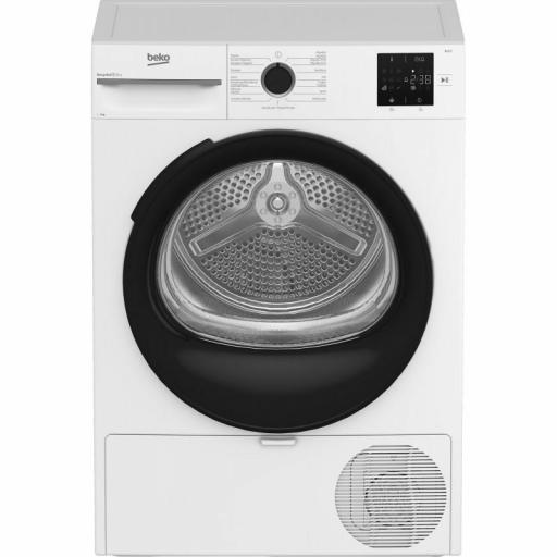 Secadora con bomba de calor beko blanca 9kg Clase E
