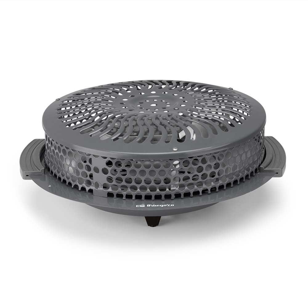 Brasero electrico ORBEGOZO 450w/900w, Asas de toque frio, Rejilla de seguridad, Sistema de fijacion incorporado, Reflector de calor