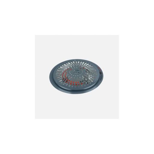 Brasero Elect.rudy Gris 900w 2pot Rejilla De Proteccion 3metros de cable,Luz Indicad.10,5x38,5x38,5cm [1]
