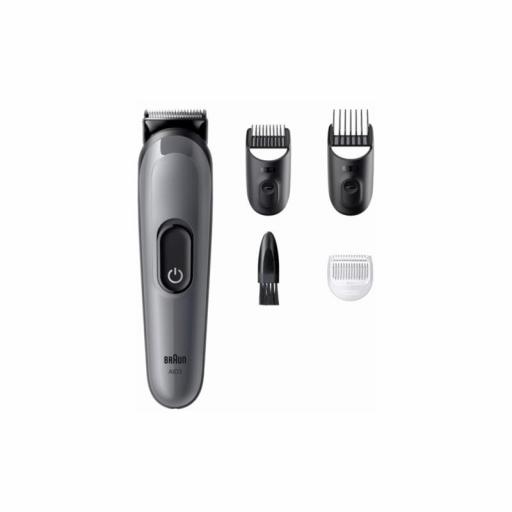 BRAUN Afeitadora de Barba Cortapelo 4 En 1 Series 3  Recargable [2]