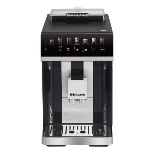 CAFETERA SUPERAUTOMATICA JOHNSON 1450W 15 BARES NEGRO/INOX Depósito de agua de 1,8 litros  Depósito de leche de 0,6 litros [0]
