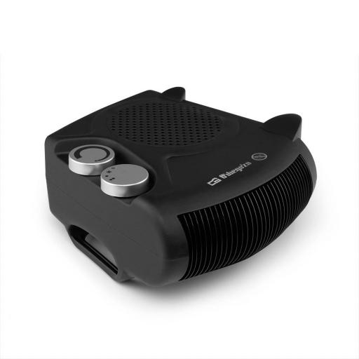 Calefactor ventilador Orbegozo 2000W diseño vertical u horizontal negro [2]