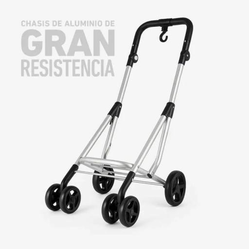 Carro de Compra Jata 40 litros Bolsa extraíble + Bolsa térmica 10 L Dimensiones abierto: 44 x 59 x 98 cm Max 45kg  [3]