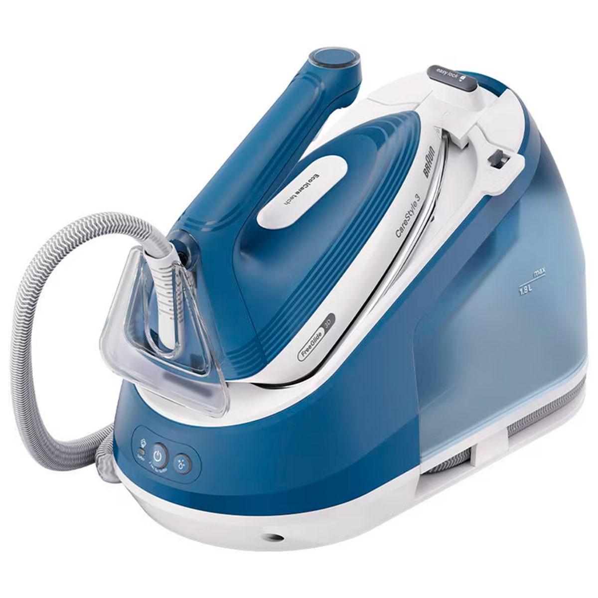 Centro de planchado braun 7 bares Golpe de vapor: 480g/min. Vapor continuo: 130g/min. Potencia: 2200W Depósito de agua: 1,8 litros