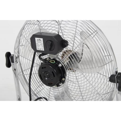 Ventilador circulador Artica AVI5535 - 55W, 35cm, 3 Aspas Metálicas, Rejilla cromada [2]