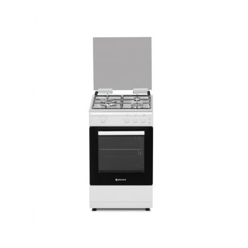 COCINA DE GAS JOHNSON 50cm blanca con horno Alto86,5-89cm  Ancho50cm  Fondo56.5cm [0]
