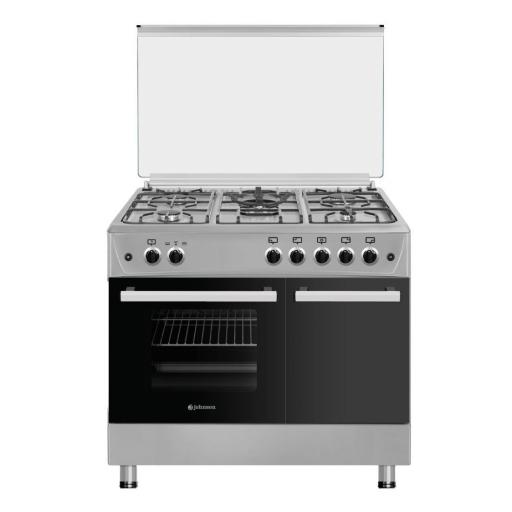 COCINA GAS BUTANO JOHNSON 90CM INOX COCI90PBX