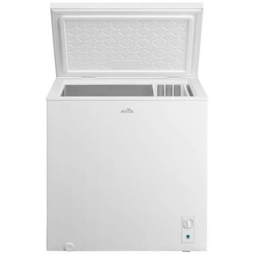 Congelador Horizontal Artica - 85 x 77 x 56 cm, 198 L, Dual, Blanco [1]
