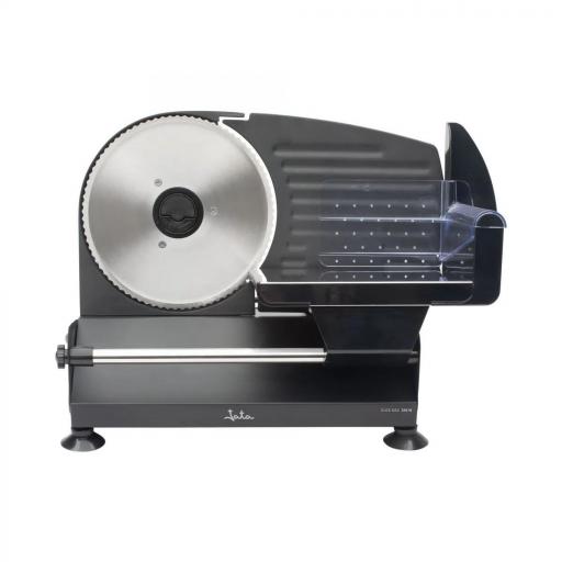 Cortafiambres Electrico Jata - con Cuchilla de Acero Inoxidable Extraíble. 19 cm de Diámetro. Regulador de Grosor 0 a 15 mm. Sistema de Seguridad. 200 W. Corte preciso