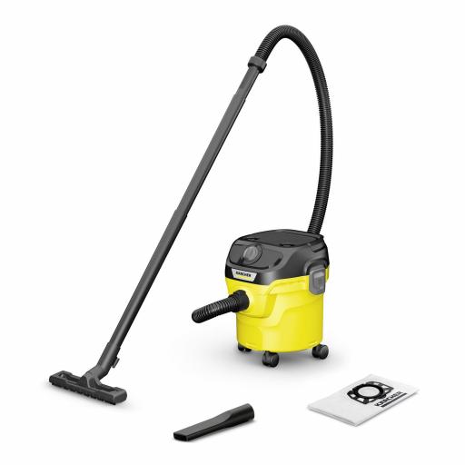 ASPIRADOR KARCHER CON BOLSA 12l SECO-HÚMEDO SOPLADOR 1000w