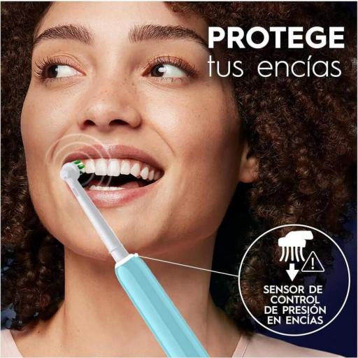 Cepillo Eléctrico Oral B Pro Series 1 - 2 Empuñaduras Turquesa + Negro, temporizador 2 min [2]